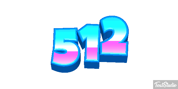 512 Tekst effect