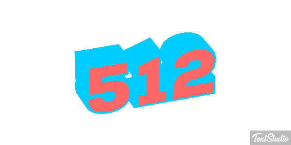 512 Tekst effect