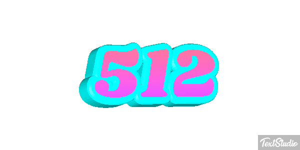 512 Tekst effect