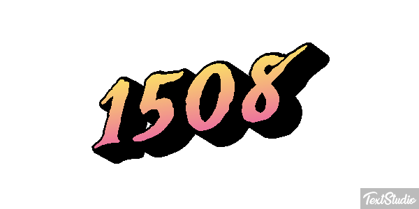1508 Tekst effect