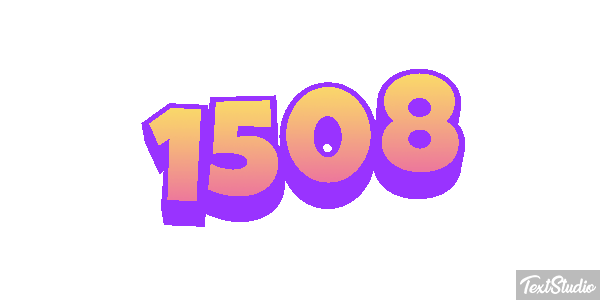 1508 Tekst effect