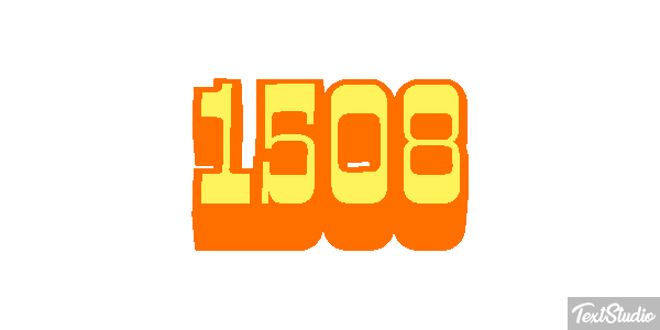 1508 Tekst effect