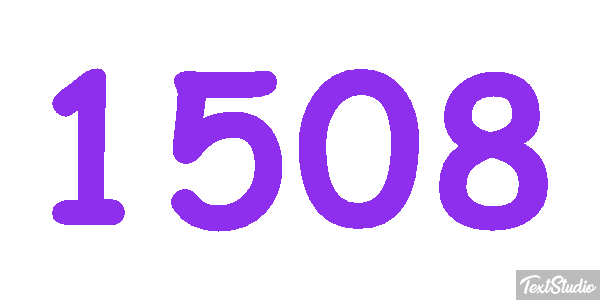 1508 Tekst effect
