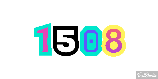 1508 Tekst effect