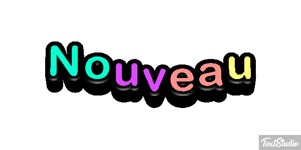 Nouveau Effet de texte