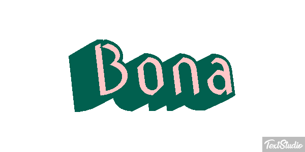 Bona Texteffekt