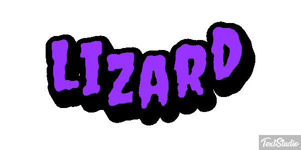 Lizard Text effect