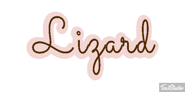Lizard Text effect