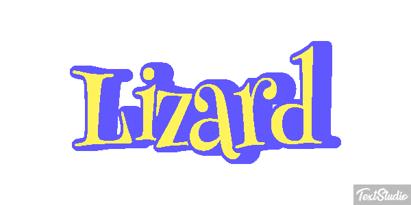 Lizard Text effect