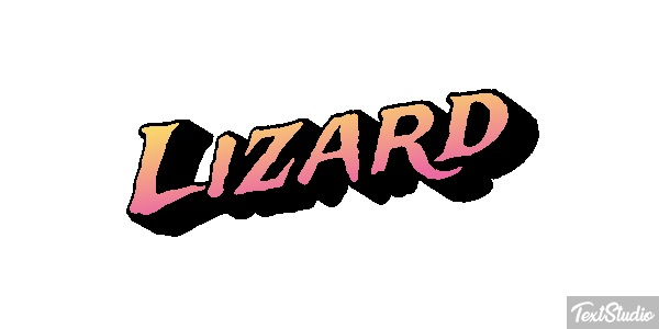 Lizard Text effect