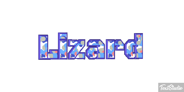 Lizard Text effect