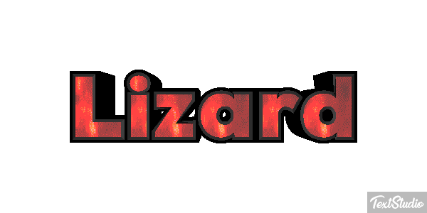 Lizard Text effect