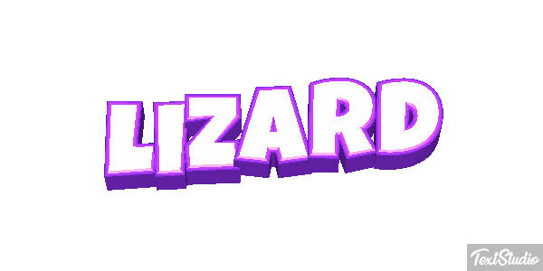 Lizard Text effect