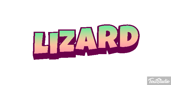 Lizard Text effect