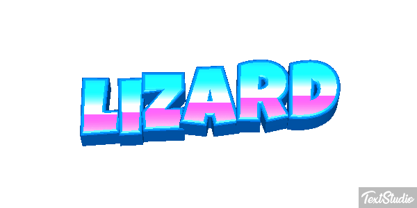 Lizard Text effect