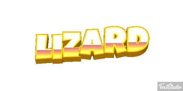 Lizard Text effect