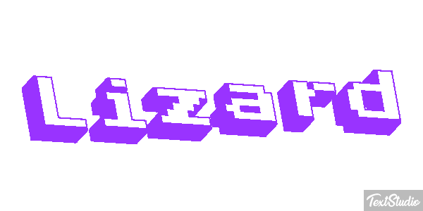 Lizard Text effect