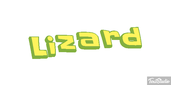 Lizard Text effect