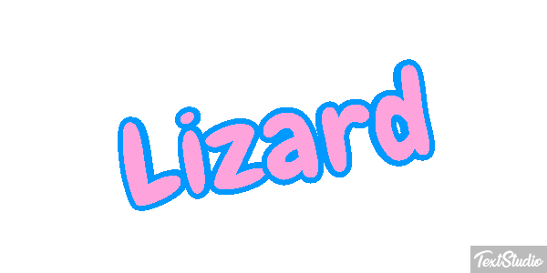 Lizard Text effect