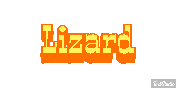 Lizard Text effect