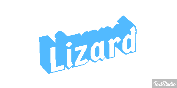 Lizard Text effect
