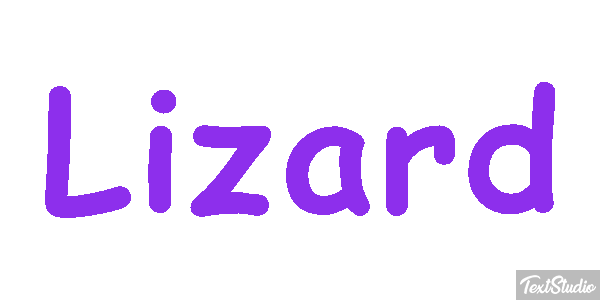 Lizard Text effect