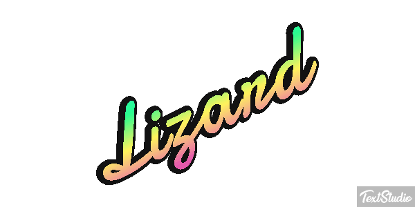 Lizard Text effect