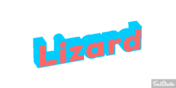 Lizard Text effect