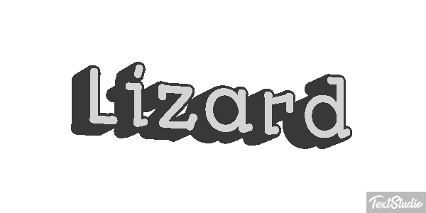 Lizard Text effect