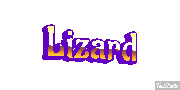 Lizard Text effect