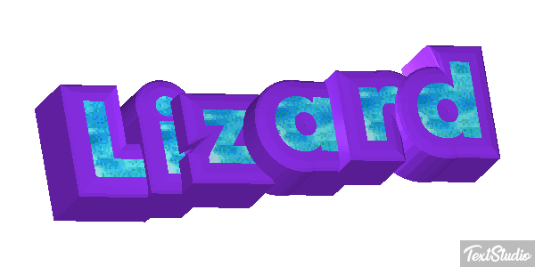 Lizard Text effect