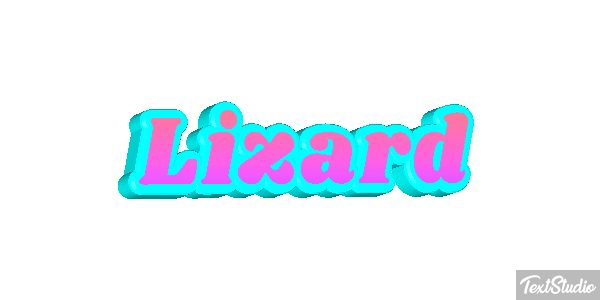 Lizard Text effect