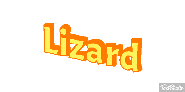 Lizard Text effect