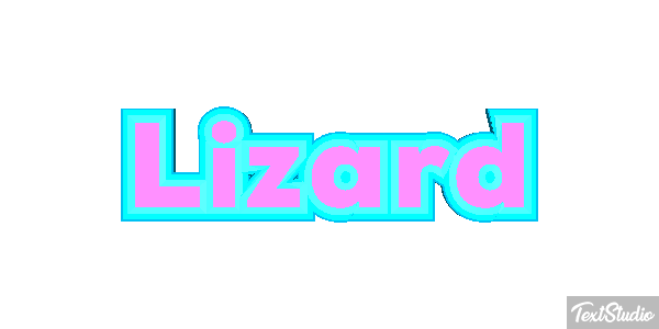 Lizard Text effect