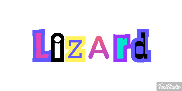 Lizard Text effect