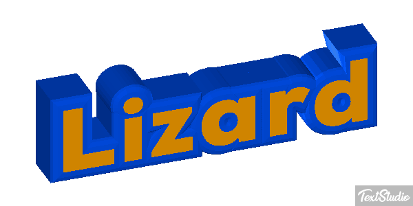 Lizard Text effect