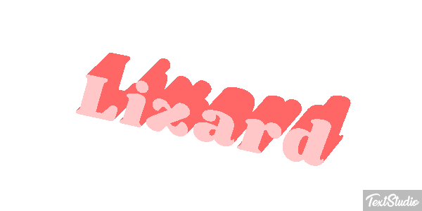 Lizard Text effect
