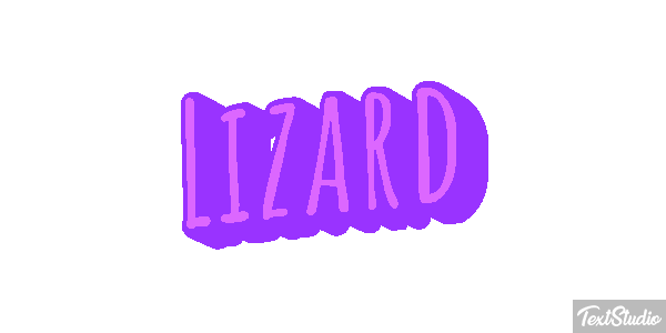 Lizard Text effect