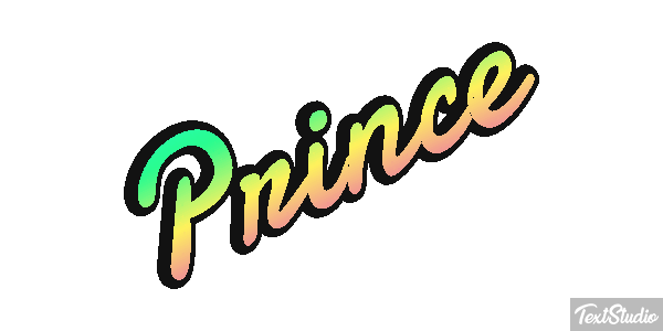 Prince Text effect