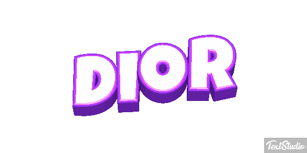 Dior Efekt tekstowy