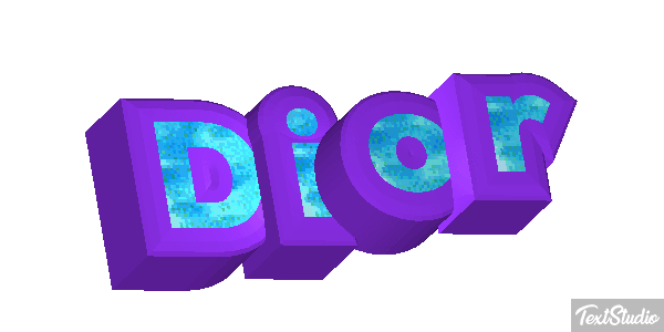 Dior Efekt tekstowy
