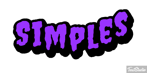 Simples Efeito do texto