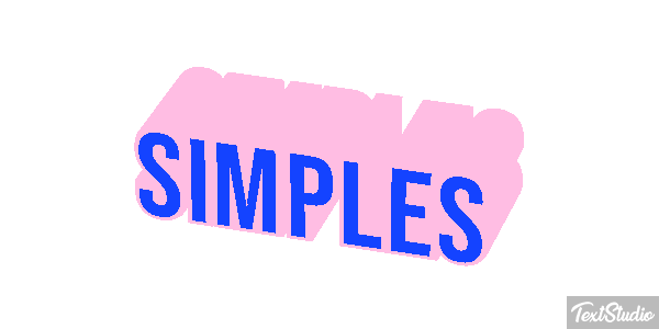 Simples Efeito do texto