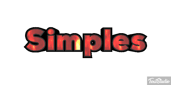 Simples Efeito do texto