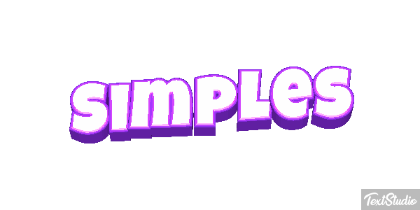 Simples Efeito do texto