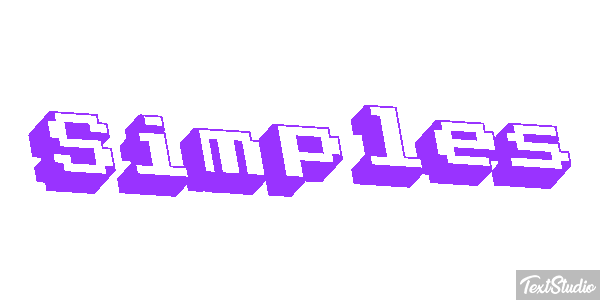 Simples Efeito do texto