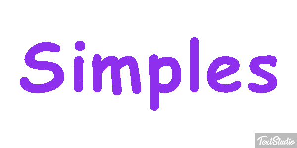 Simples Efeito do texto