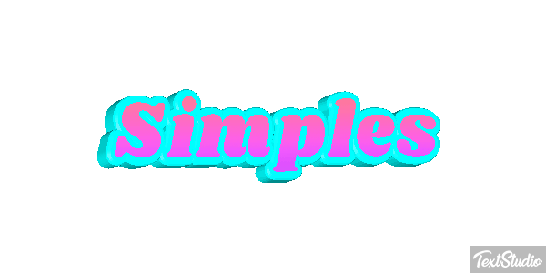 Simples Efeito do texto