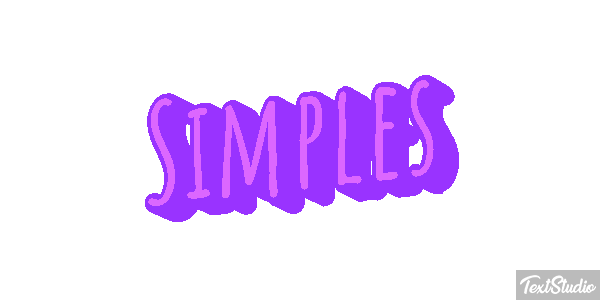 Simples Efeito do texto