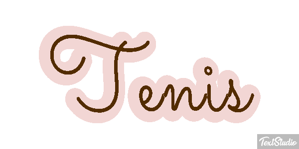 Ténis Efeito do texto